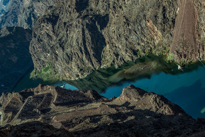 High angle view of colorado river