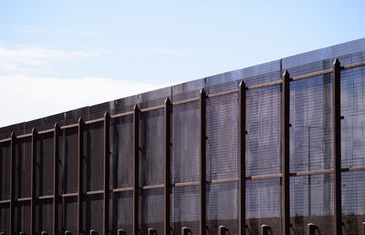 Low angle view of building against sky