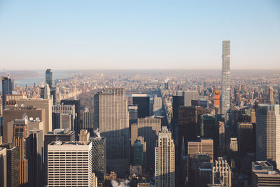 Aerial view of city