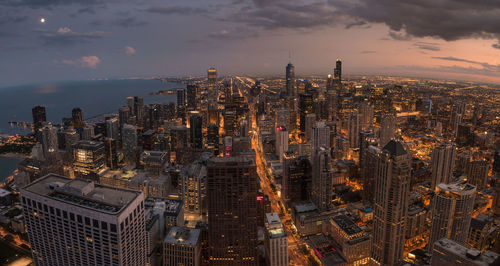 Aerial view of a city