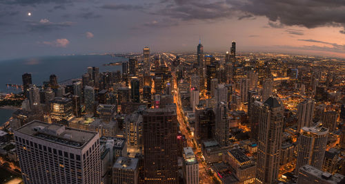 Aerial view of a city