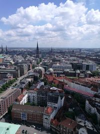 Cityscape against sky