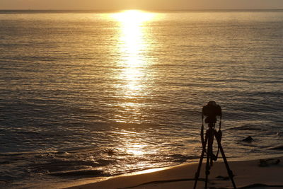 Pictures of sunrise and sea, recording the beauty of nature. by taking pictures from the camera