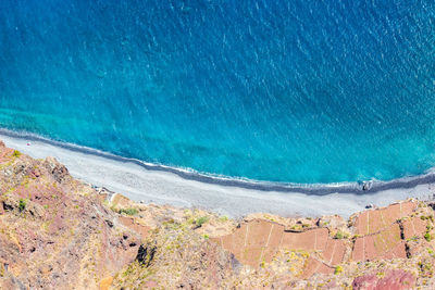 Aerial view of beach