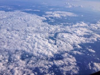 Aerial view of cloudscape