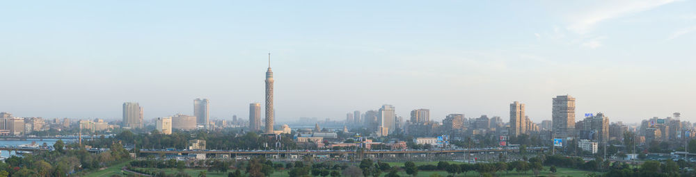 View of cityscape against sky