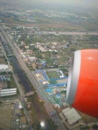 Aerial view of city