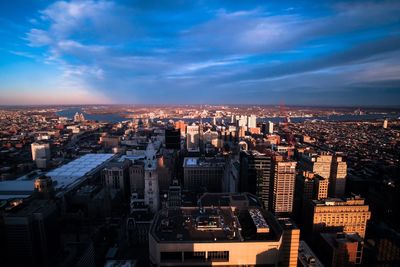 Cityscape against sky