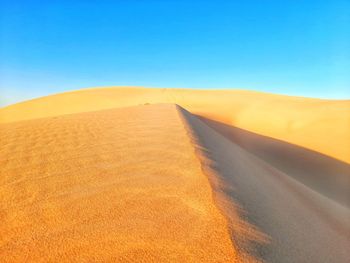 Sunny day in desert of algeria