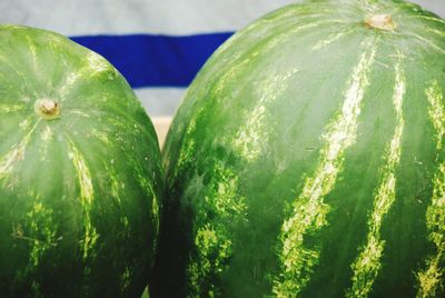 Close-up of green fruits in market