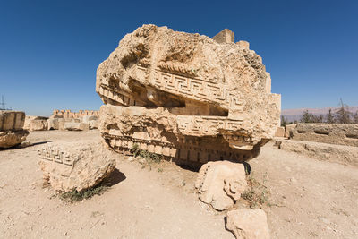 View of old ruins