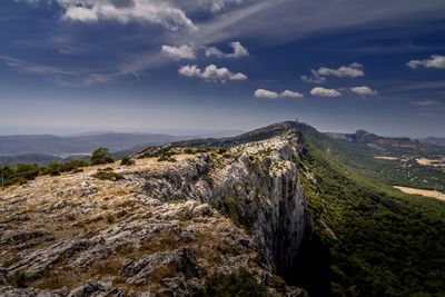 Landscape on massif of baume