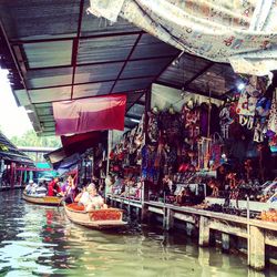 Built structure in water