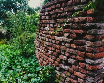 View of brick wall