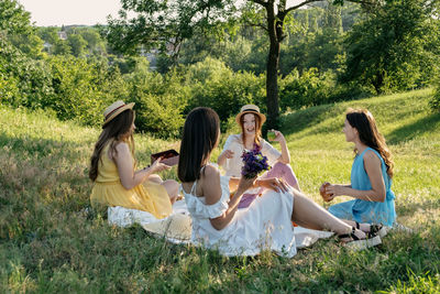Summer party ideas. safe and festive ways to host small, outdoor gathering with friends. people 