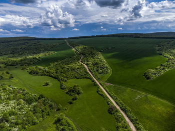 Scenic view of landscape against sky