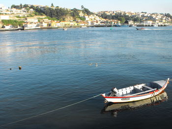 Boats in river