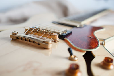 Close-up of guitar