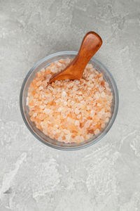 High angle view of breakfast in bowl