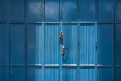 Full frame shot of closed door