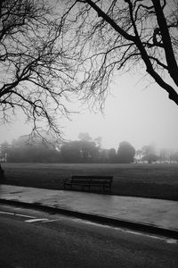 Scenic view of lake against clear sky