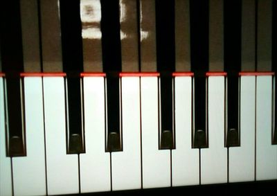 Full frame shot of piano keys