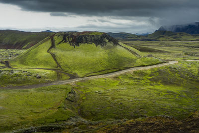 Scenic view of landscape against sky