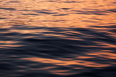 Full frame shot of lake at sunset