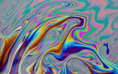 Full frame shot of multi colored water