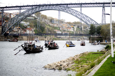 Boats in city