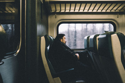 Interior of train