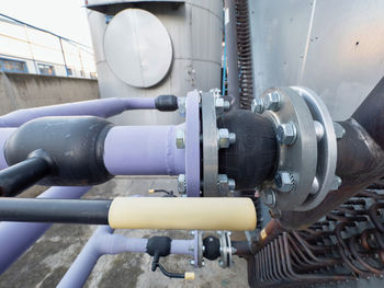 Close-up of pipes
