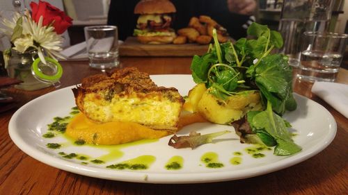 Close-up of food in plate