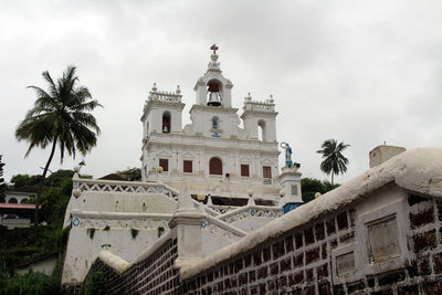 Low angle view of building against sky