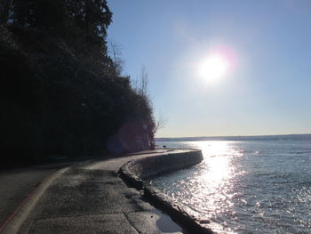 Scenic view of calm sea against sky