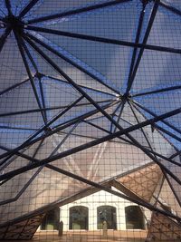 Low angle view of built structure against sky