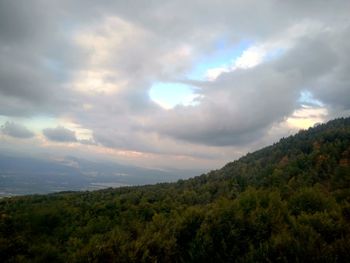 Scenic view of landscape against sky