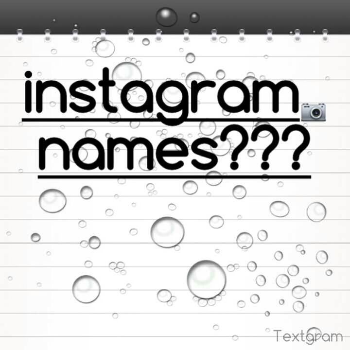 Comment instagram names below 