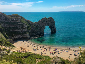 Scenic view of beach