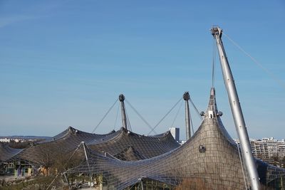 Low angle view of buildings against sky