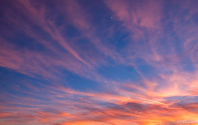 Low angle view of dramatic sky