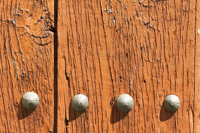 Close-up of wooden plank