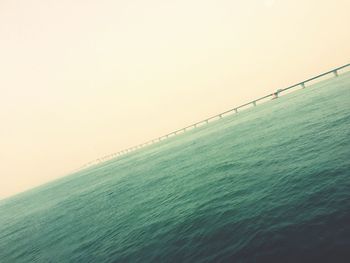 Scenic view of calm sea against sky