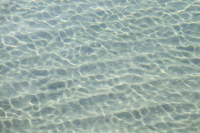 Full frame shot of rippled water in swimming pool