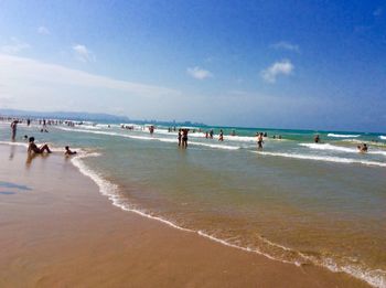 People on beach