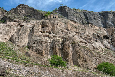 Cave monastries in vardzia, georgia.