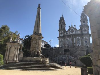 View of temple building against sky