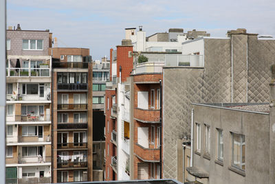 Residential buildings against sky