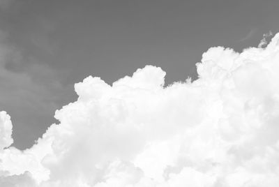 Low angle view of clouds in sky