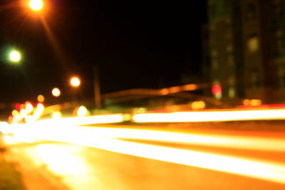 City street at night